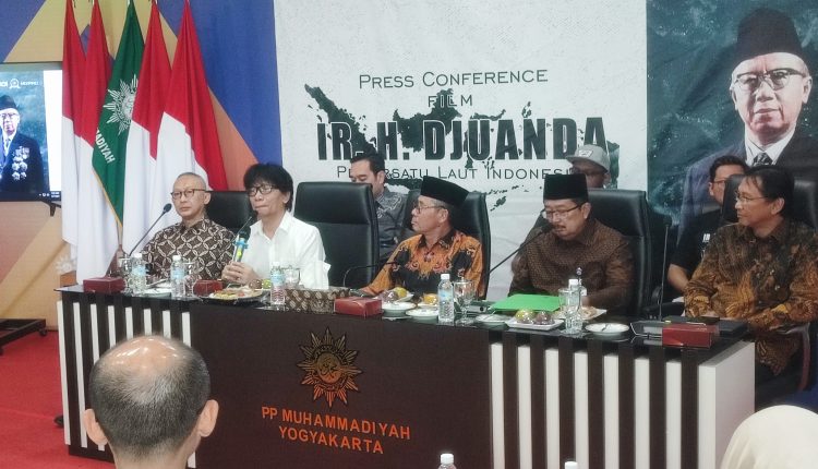 Konferensi Pers film Djuanda di PP Muhammadiyah Yogyakarta (foto: Deny Hermawan)